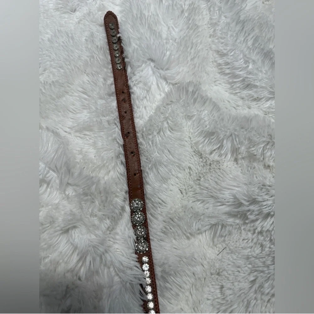 Shyanne Brown Belt with Silver Accents for girl’s